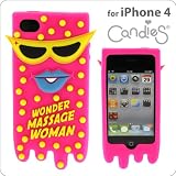 [SoftBank iPhone 4����]Candies���ꥳ�󥱡���MASSAGE WOMAN(PINK�ԥ�)