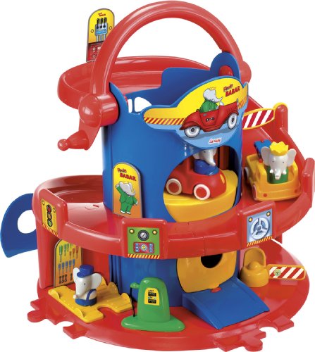 Lansay - 16027 - Jeu éducatif premier âge - Le Garage Tourbillon de Babar
