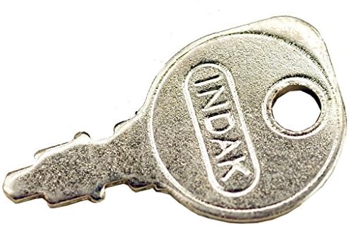 Indak 2932 Universal Lawnmower Ignition Key Old Style