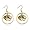 Missouri Tigers - Ncaa Floating Logo Hoop Earrings Image #1