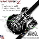 Lightning White Skin by WraptorSkinz TM fits Nintendo Wii Guitar Hero III ( ....