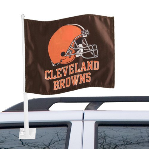 Cleveland Browns Brown Car Flag