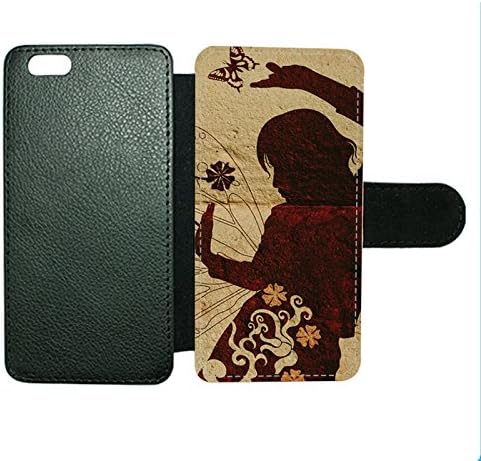 Case Fun Case Fun Girl Silhouette Faux Leather Wallet Case Cover for Apple iPhone 6 4.7 inch