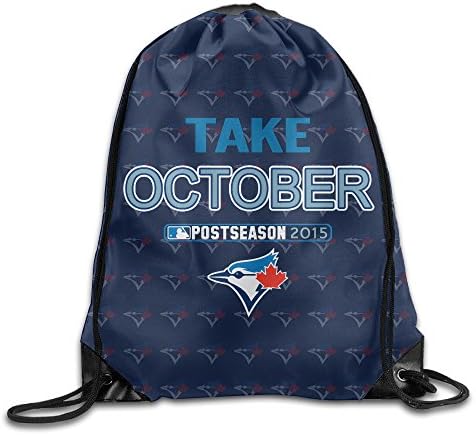 SAVAJE MLB Toronto Blue Jays 2015 Authentic Collection Postseason Participant Drawstring Backpack Bag