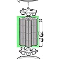 Hayward 80 Sq. Ft. Pleated Cartridge Element for DEP 500 Series Pool and Spa D.E. Filter DEX200EPAK4