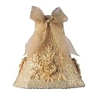 Wheat Floral Bouquet Chandelier Shade