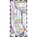Streetwise Manhattan Bus Subway: Bus and Subway Map of Manhattan, New York