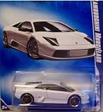 hot Wheels 2009-190 Lamborghini Murcielago Dream Garage WHITE 1:64 Scale