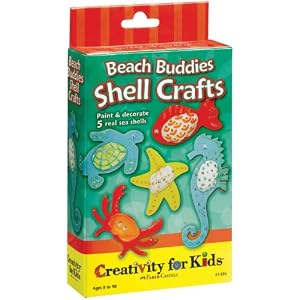 Creativity For Kids Activity Kit: Beach Buddies Shell Crafts Mini