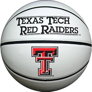 Texas Tech Red Raiders Official Size Synthetic Leather Autograph Basketball
