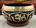 ~ Tibetan Gold Yoga OM Meditation SINGING BOWL ~