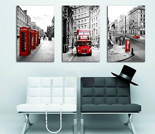 Nats Trading 3 Panels 50 x 70 cm Modern Wall Painting London City Picture Home Decorative Art Picture Paint On Canvas Prints