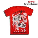 "80'S BABY" Printed Men's T-shirt By Eight & Nine Designs for IDontWearSuits.com Red/Black/Grey Jordan IV Colorway 8&9 S/S Tee