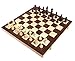 Chess Armory 15" Wooden Chess Set with Felted Game Board Interior for Storage