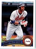 2011 Topps Baseball Card # 635 Jason Heyward - Atlanta Braves - MLB Trading Card (Series 2) in a Protective Screwdown Case