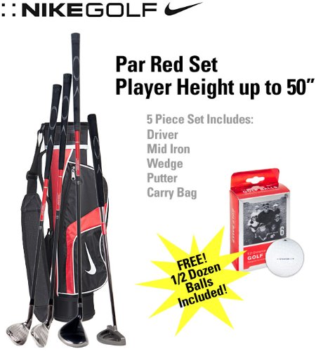 Buy Nike 2007 Par Red Junior Complete Set RH by Nike now!