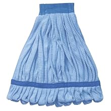 Wilen A10001, Super Sorb Tube Looped End Wet Mop, Small, 5" Head Band, Blue (Case of 12)