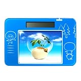 Portable Electronic Digital Bathroom / Personal Scale With Photo Frame, Clock And Thermometer