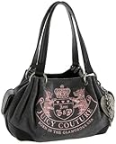 Juicy Couture Heritage Crest Jewel Charm Baby Fluffy Bag Purse Gray