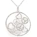 0.4 Carat 14KWG Diamond Circle Pendant