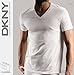 DKNY Men's 3 Pack V Neck T Shirt