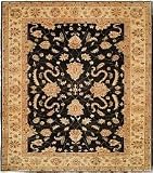 Harounian Rugs Black Kabul 7 9' x 12' Area Rug