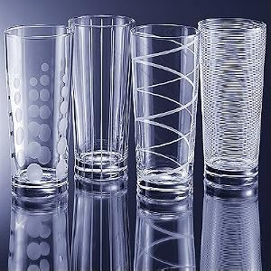 Mikasa Cheers Highball Glasses, Set of 4