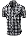 Youstar Men's Western Casual Button Down Shirt