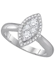 0.50CTW-DIA FASHION RING