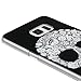 S6 Edge+ Plus Case - Mavis's Diary 2 Pcs Hard PC Cases for Samsung Galaxy S6 Edge Plus (Not for S6 and S6 Edge) Special White Skull + Colorful Flowers Skull Fashion Print Pattern Covers