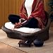 Gaiam Rattan Meditation Chair - Espresso finish