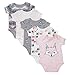 Rosie Pope Baby 5 Pack Bodysuit, Pink, 6-9 Months