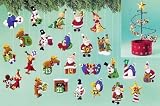 RUSS Advent Calendar Christmas Ornament Gift Set #33078