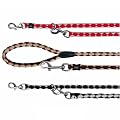 Trixie 14351 Cavo V-Leine, S-M: 2.00 m/� 12 mm, schwarz / silber