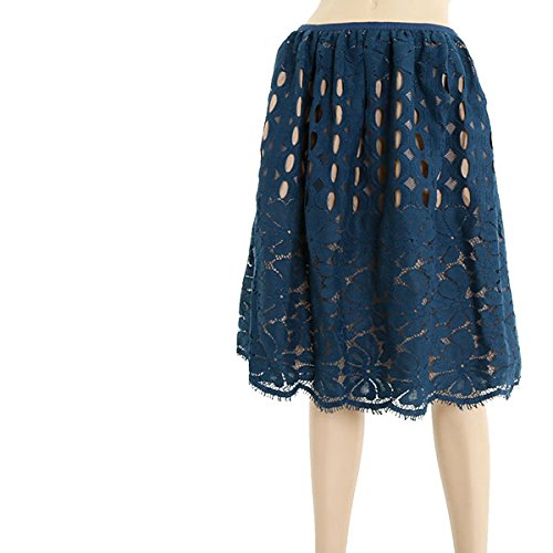 LANVIN(ランバン) レディース RW ST4017 2596 P15 JUPE SKIRT フランス製 レース 膝丈 スカート カラー222/ブルー他 サイズ/34/36 [並行輸入品]