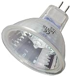 Goobay 9150 Halogen Spiegellampe mit Schutzglas Sockel MR16 20W (3 St&uuml;ck)