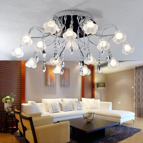  black Friday LightInTheBox Crystal Lampshade 16 Light ChandelierB00601W0QK