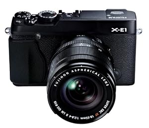 Fujifilm X-E1 16.3MP Compact System  Digital Camera with 2.8-Inch LCD- Kit with 18-55mm Lens (Black)