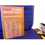Fowler's Modern English Usage book cover
