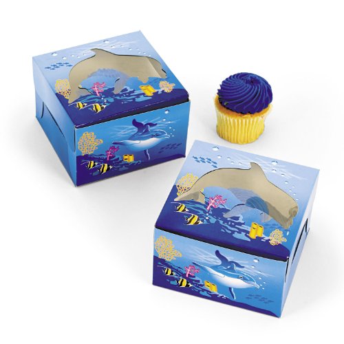 Dolphin Cupcake Boxes (1 dz)