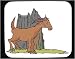 Decorated Mouse Pad with Alaska, hooves, goat, animal