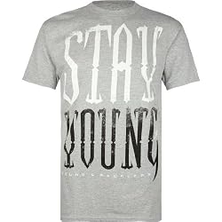 YOUNG & RECKLESS Stay Young Stay Reckless Mens T-Shirt