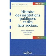 Histoire des institutions publiques et des faits sociaux