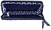 Vera Bradley Women's Cotton Accordion Wallet, Cobalt Tile, One Size