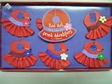 Red Hat Set of Wine Stem Drink Identifiers