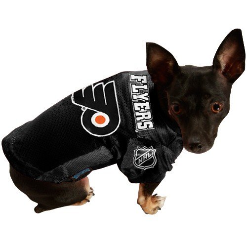 Philadelphia Flyers Black Mesh Pet Jersey- (Medium)