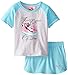 PUMA Little Girls' Raglan Tee and Skort