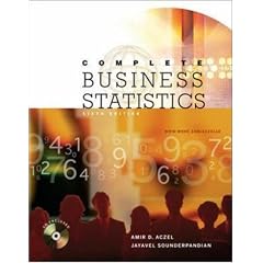 Complete Business Statistics with Student CD