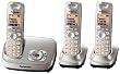 Panasonic KX-TG6523GN Trio Schnurlostelefon mit Anrufbeantworter silber