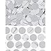 Amscan 360220.18 Poppers Glitter & Foil Circle Confetti 2.25 oz. silver